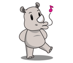 Baba The Rhino sticker #14505548