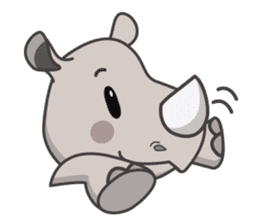 Baba The Rhino sticker #14505551