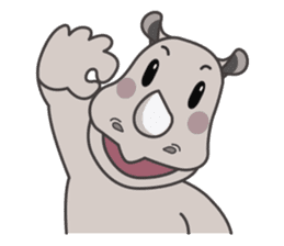Baba The Rhino sticker #14505554