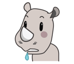 Baba The Rhino sticker #14505556