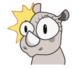 Baba The Rhino sticker #14505557