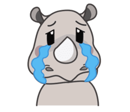 Baba The Rhino sticker #14505560