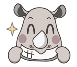 Baba The Rhino sticker #14505566