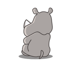 Baba The Rhino sticker #14505568