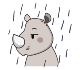 Baba The Rhino sticker #14505569