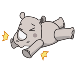 Baba The Rhino sticker #14505571