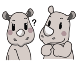 Baba The Rhino sticker #14505574