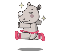 Baba The Rhino sticker #14505577