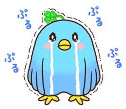 Good luck! The blue bird of happiness sticker #14506604