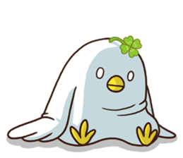 Good luck! The blue bird of happiness sticker #14506607