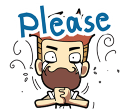 fade man sticker #14506820