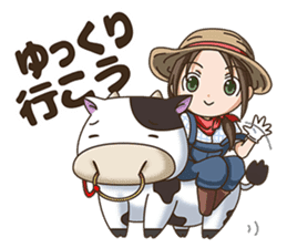 Lively farm sticker #14507041