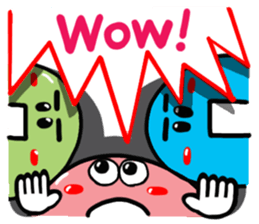 Colorful. Pretty reaction. sticker #14507460