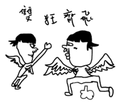 CRAZY WOMAN sticker #14507518