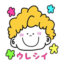 Afro Boy 3 sticker #14507976