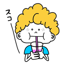 Afro Boy 3 sticker #14507980