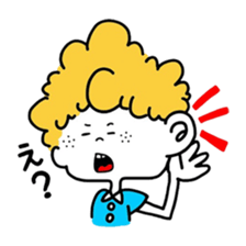 Afro Boy 3 sticker #14507983