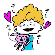 Afro Boy 3 sticker #14507985