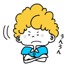 Afro Boy 3 sticker #14507992