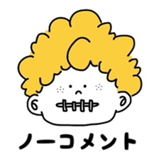 Afro Boy 3 sticker #14507993