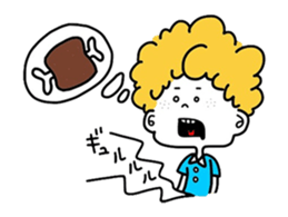 Afro Boy 3 sticker #14507999