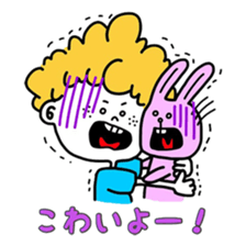 Afro Boy 3 sticker #14508004