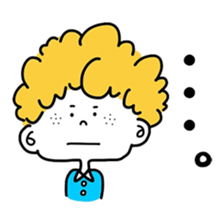 Afro Boy 3 sticker #14508005