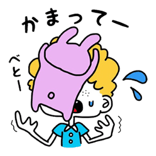 Afro Boy 3 sticker #14508009