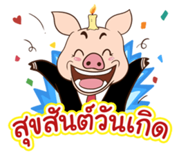 Pig On The Hill sticker #14509651