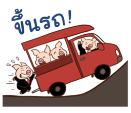 Pig On The Hill sticker #14509655