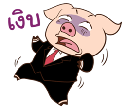 Pig On The Hill sticker #14509661