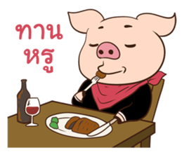 Pig On The Hill sticker #14509662