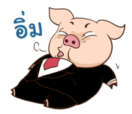 Pig On The Hill sticker #14509670