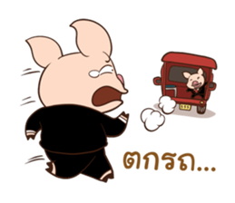 Pig On The Hill sticker #14509672