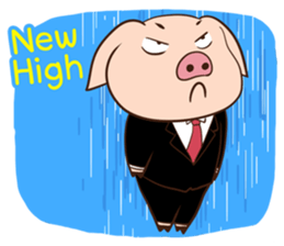 Pig On The Hill sticker #14509673