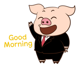 Pig On The Hill sticker #14509675