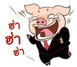 Pig On The Hill sticker #14509678