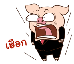 Pig On The Hill sticker #14509679