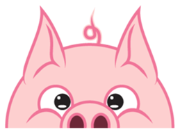 Piggy the pig sticker #14509854