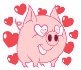 Piggy the pig sticker #14509859