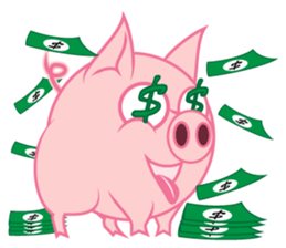 Piggy the pig sticker #14509861