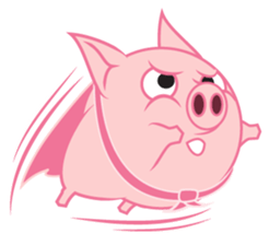 Piggy the pig sticker #14509863