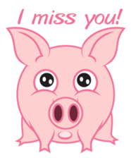 Piggy the pig sticker #14509872
