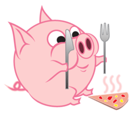 Piggy the pig sticker #14509876