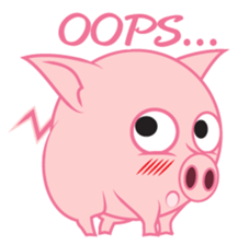 Piggy the pig sticker #14509883