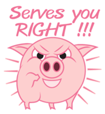 Piggy the pig sticker #14509889