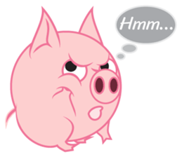 Piggy the pig sticker #14509892