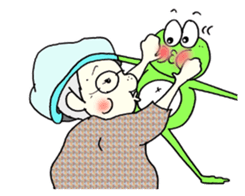 My grandmother part.2 sticker #14511190