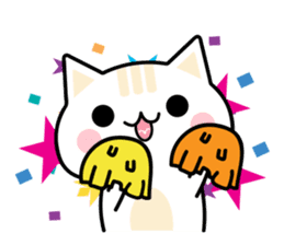 Cute Kitten Expression Sticker sticker #14511648