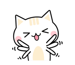 Cute Kitten Expression Sticker sticker #14511653